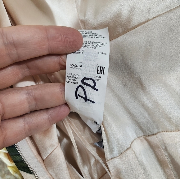 Dolce & Gabbana 2 38 Camellia Ruched Satin Silk Floral Dress - Picture 12 of 15